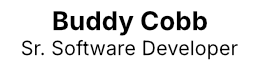 Buddy Cobb Signature